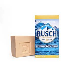 Duke Cannon Busch Beer Mountain Sized Soap Refreshing Sandalwood Scent 10 oz.